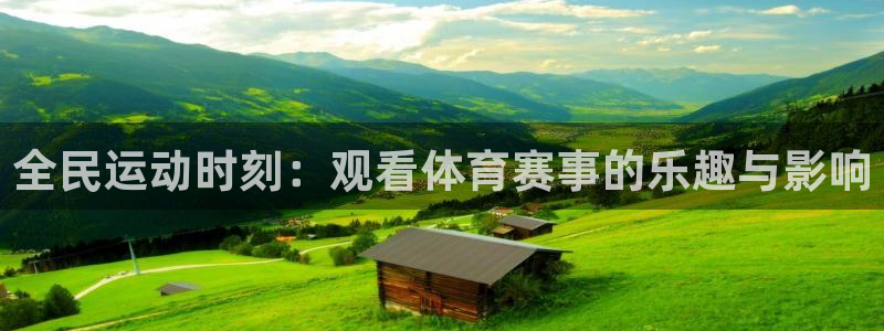 全民运动时刻：观看体育赛事的乐趣与影响